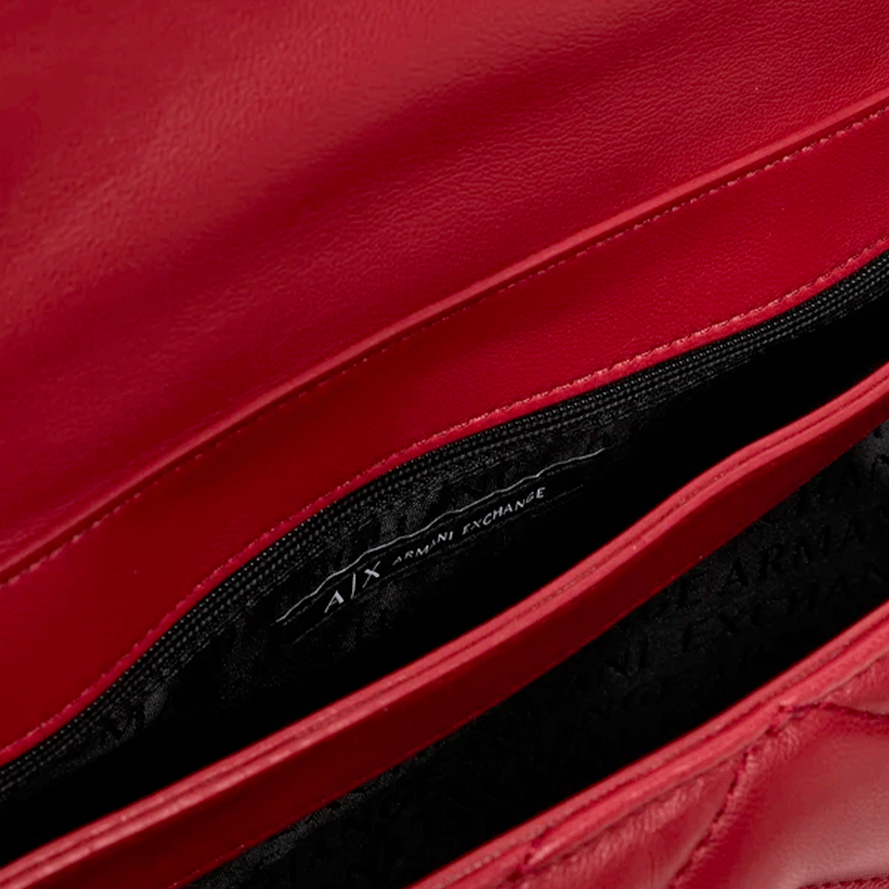 Borsa Donna Hobo a Spalla e Tracolla ARMANI EXCHANGE Colore Red Dahlia