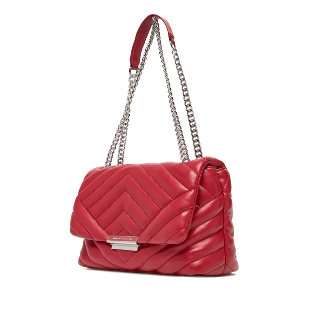 Borsa Donna Hobo a Spalla e Tracolla ARMANI EXCHANGE Colore Red Dahlia