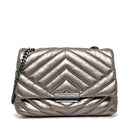 ARMANI EXCHANGE Damen Hobo Umhängetasche und Schultergurt Gun Metal Farbe