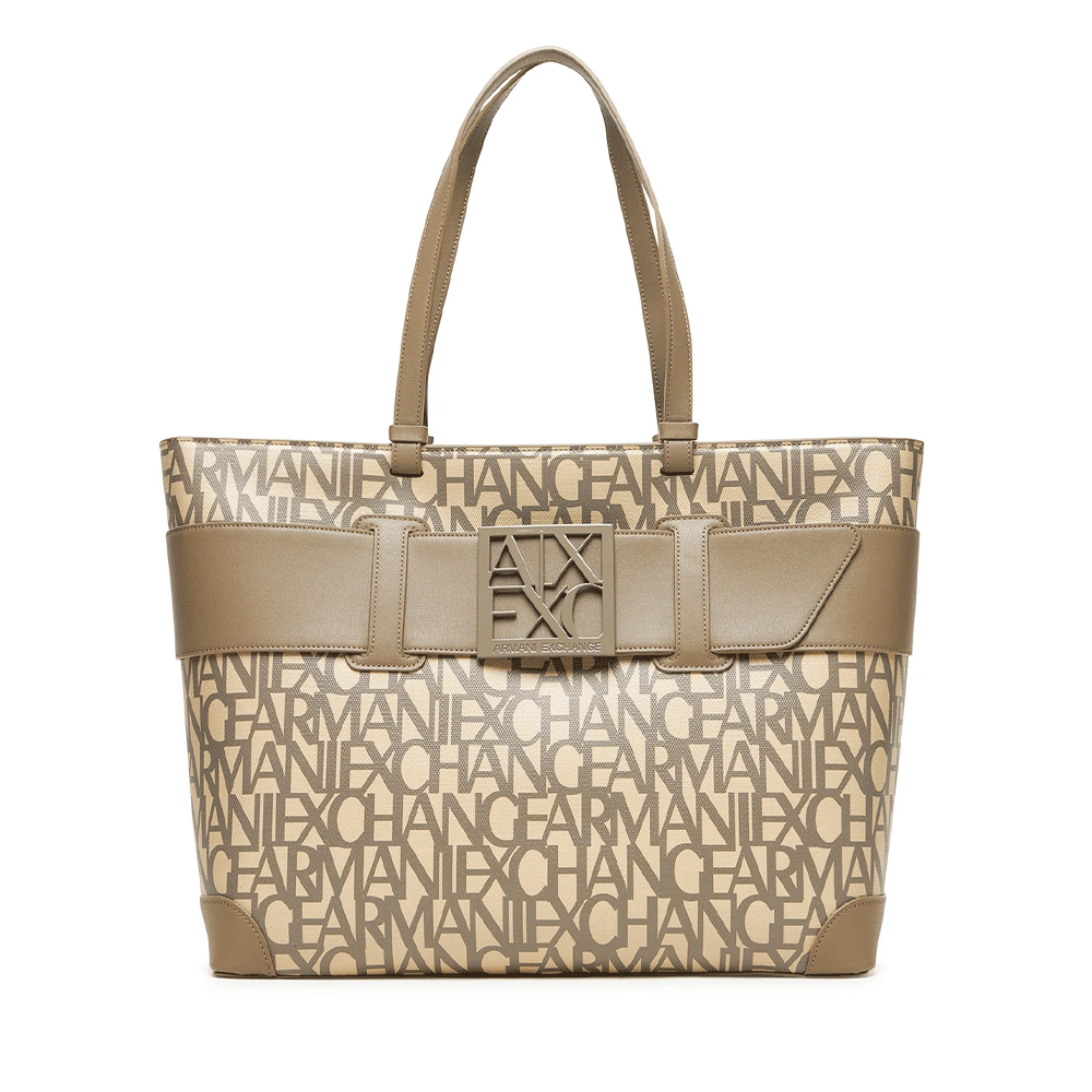 Borsa Donna Shopper a Spalla ARMANI EXCHANGE Colore Sand - Brown Bass