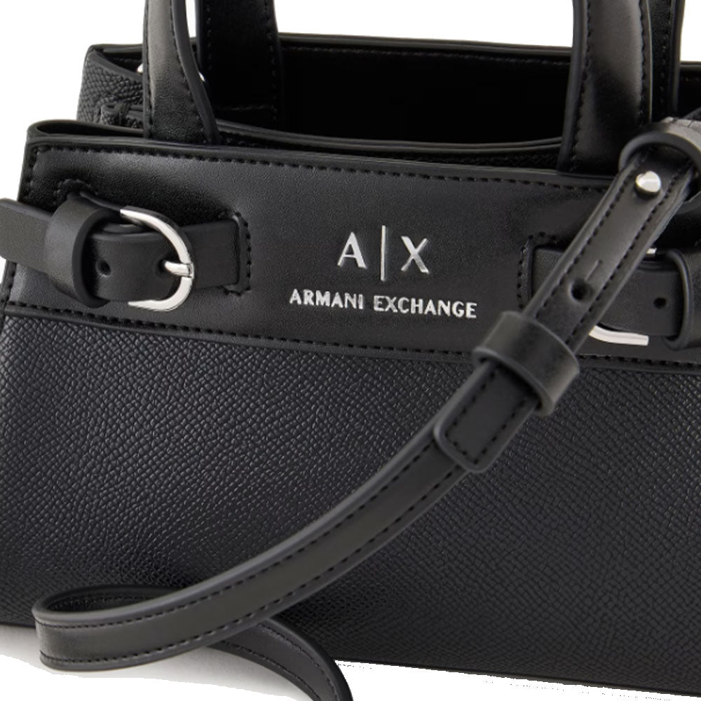 ARMANI EXCHANGE Mini Damenhandtasche mit Schultergurt Farbe Schwarz