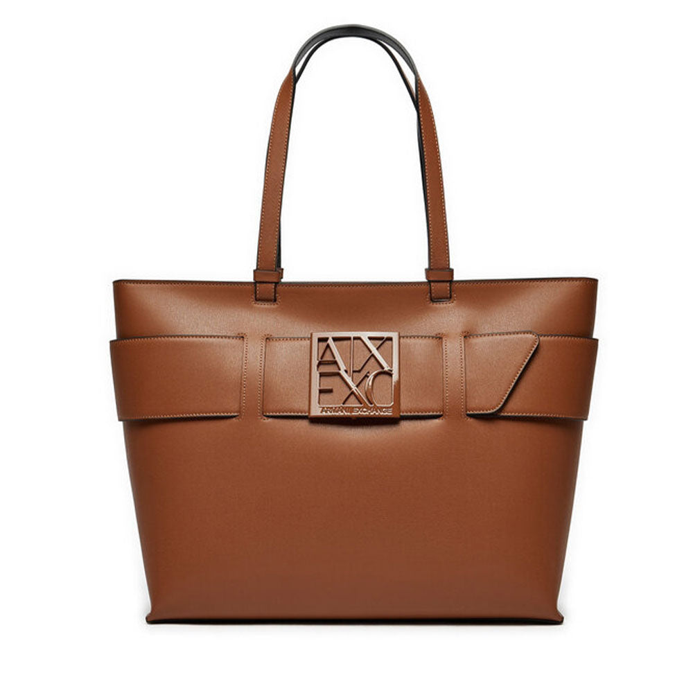 Borsa Donna Shopping a Spalla ARMANI EXCHANGE Colore Whisky