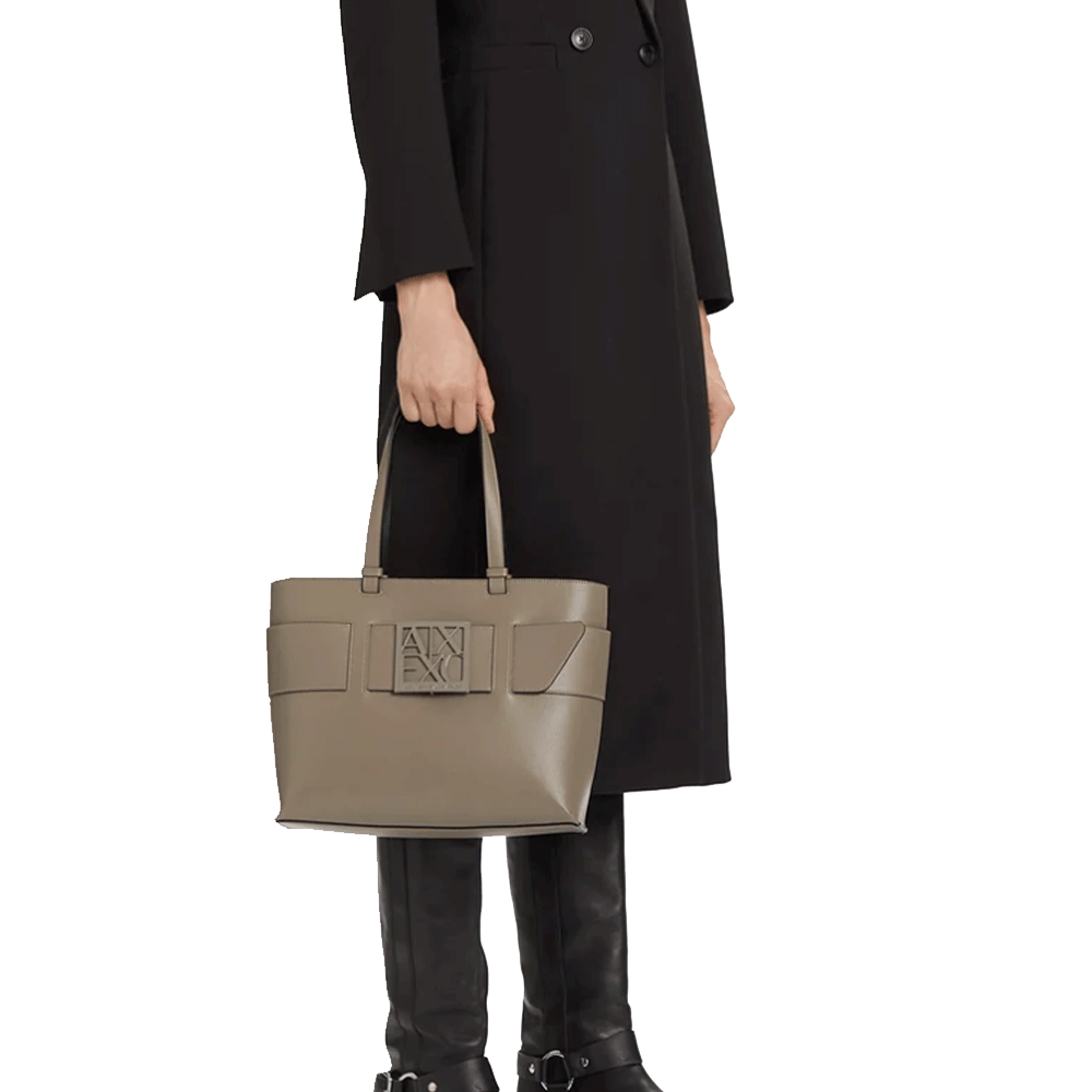 Borsa Donna Shopping a Spalla ARMANI EXCHANGE Colore Brown Bass
