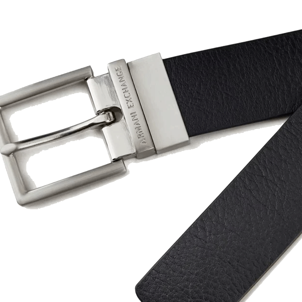 Cintura Uomo Reversibile in Pelle ARMANI EXCHANGE Colore Black - Navy