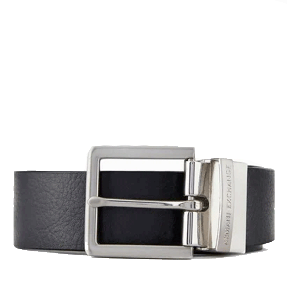 Cintura Uomo Reversibile in Pelle ARMANI EXCHANGE Colore Black - Navy