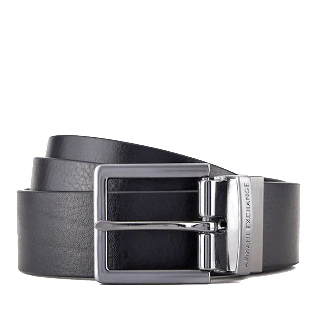 Cintura Uomo Reversibile in Pelle ARMANI EXCHANGE Colore Black - Brown