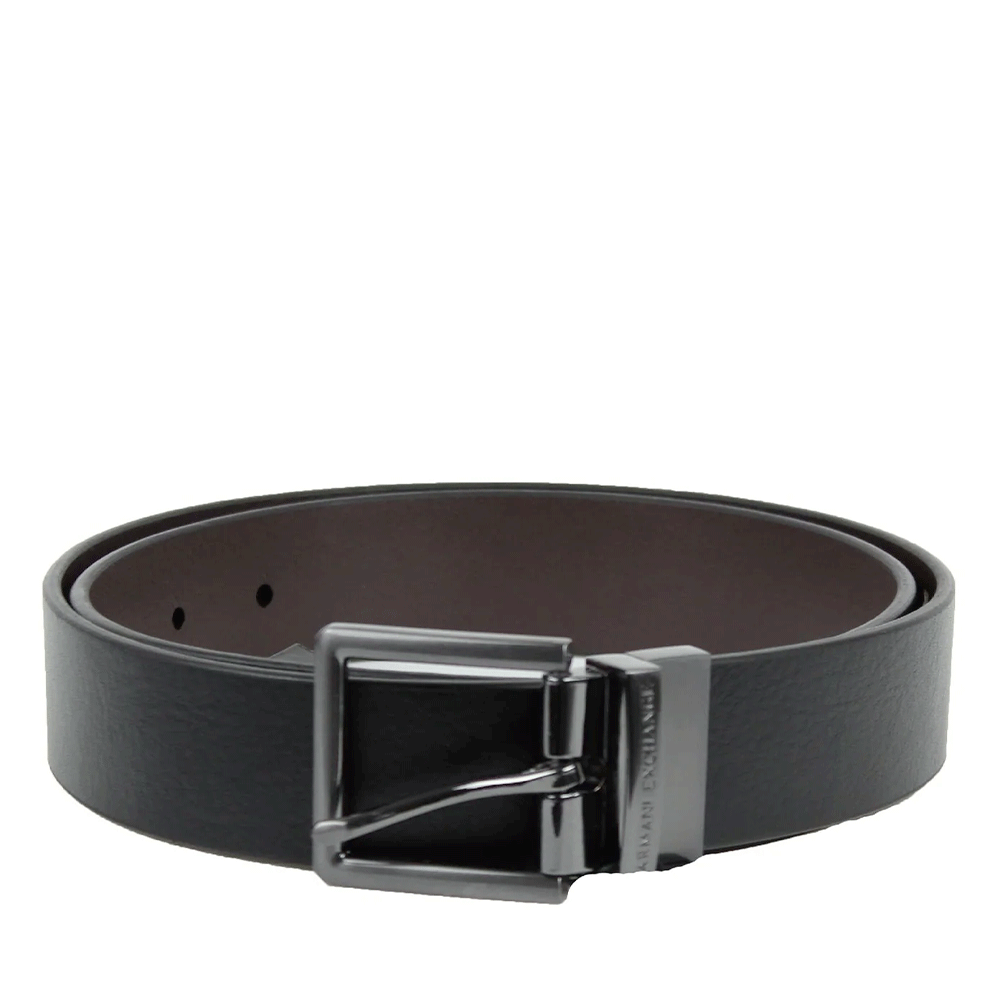Cintura Uomo Reversibile in Pelle ARMANI EXCHANGE Colore Black - Brown