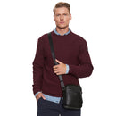 Borsello Uomo Armani Exchange Colore Nero Chiuso Con Zip