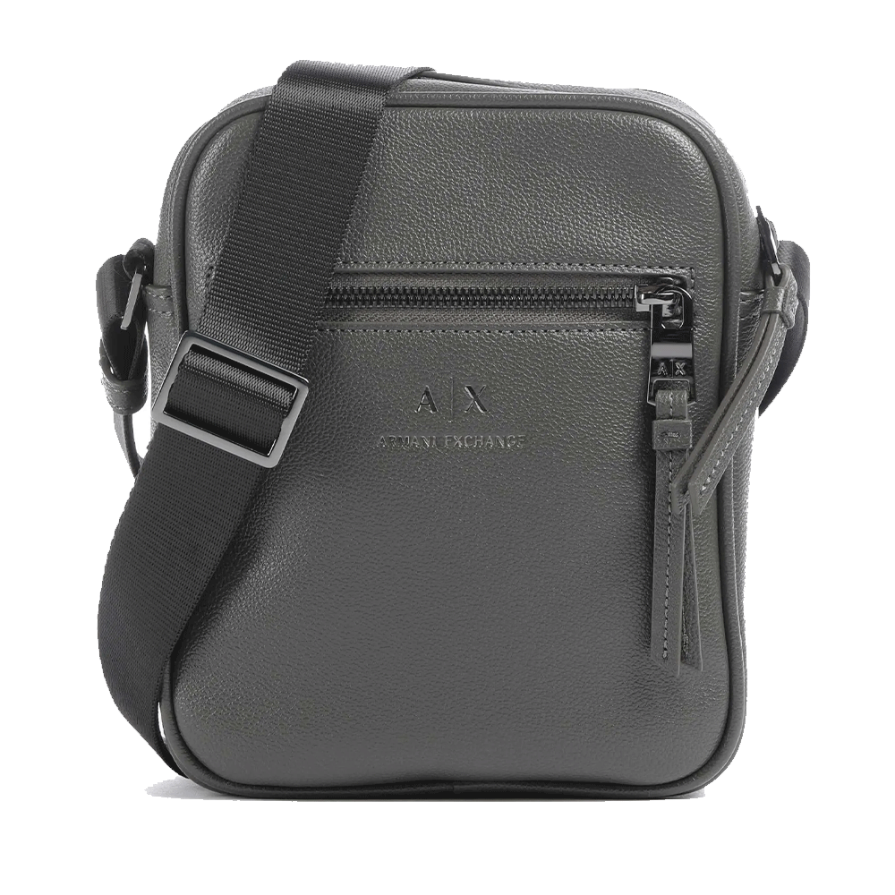 Borsello Uomo Armani Exchange Colore Sage Chiuso Con Zip