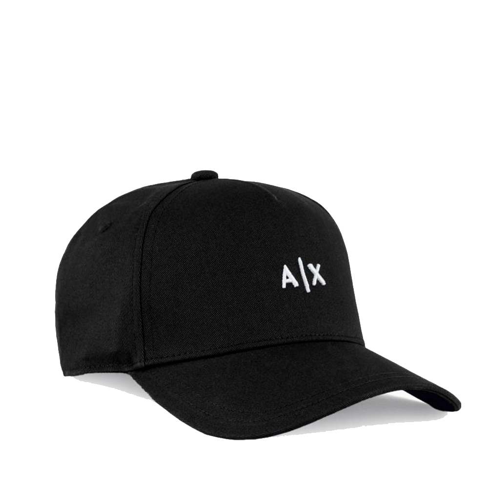 Cappello da Baseball ARMANI EXCHANGE Colore Nero - Bianco con Logo Ricamato