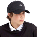 Cappello da Baseball ARMANI EXCHANGE Colore Nero - Bianco con Logo Ricamato