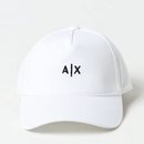 Cappello da Baseball ARMANI EXCHANGE Colore Bianco con Logo Ricamato
