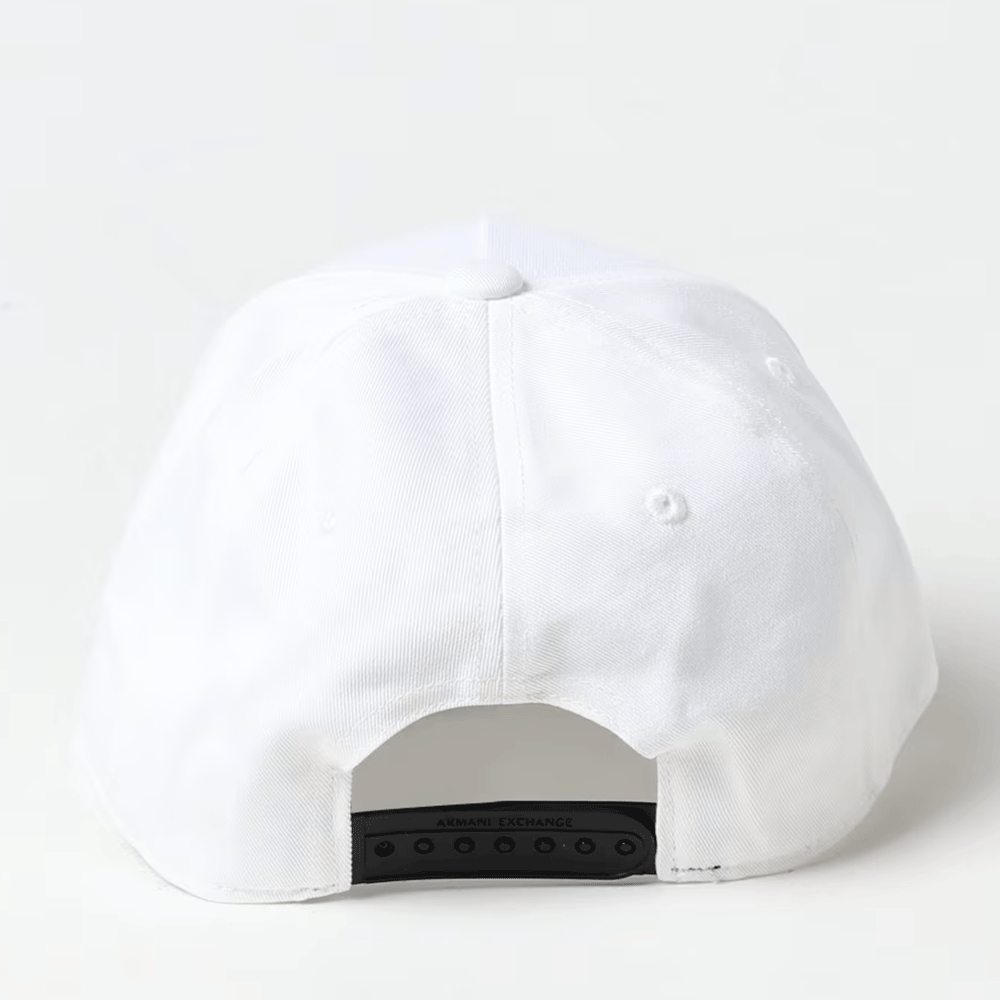 Cappello da Baseball ARMANI EXCHANGE Colore Bianco con Logo Ricamato