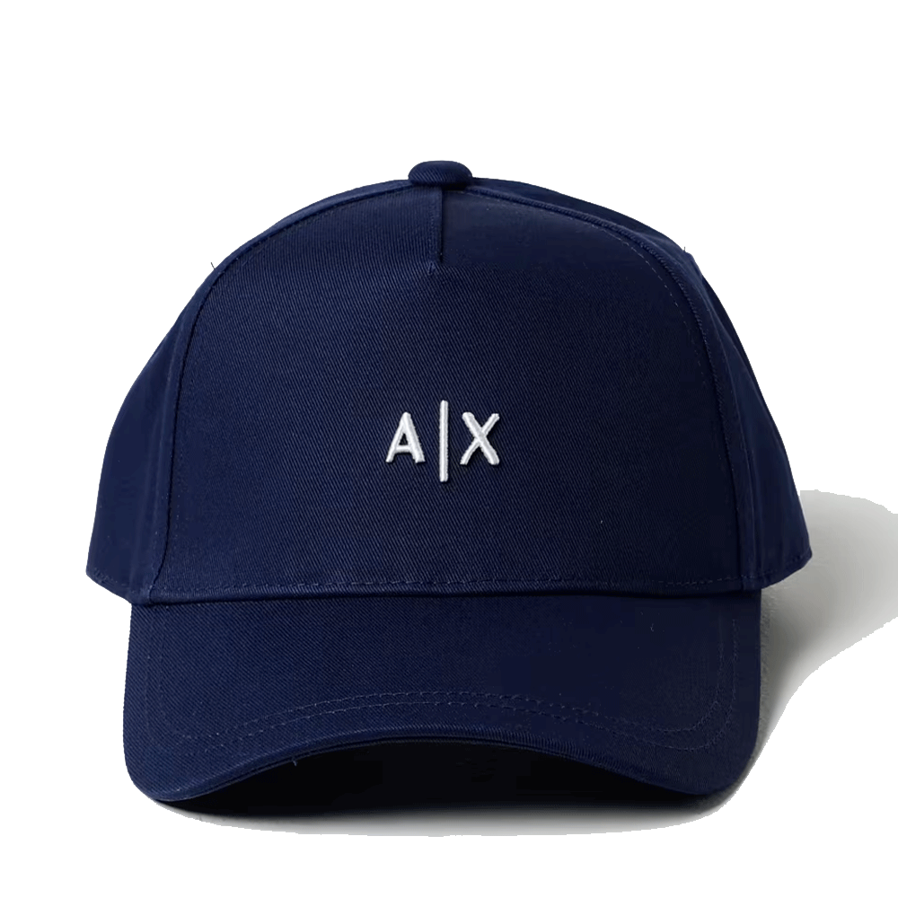 Cappello da Baseball ARMANI EXCHANGE Colore Navy con Logo Ricamato