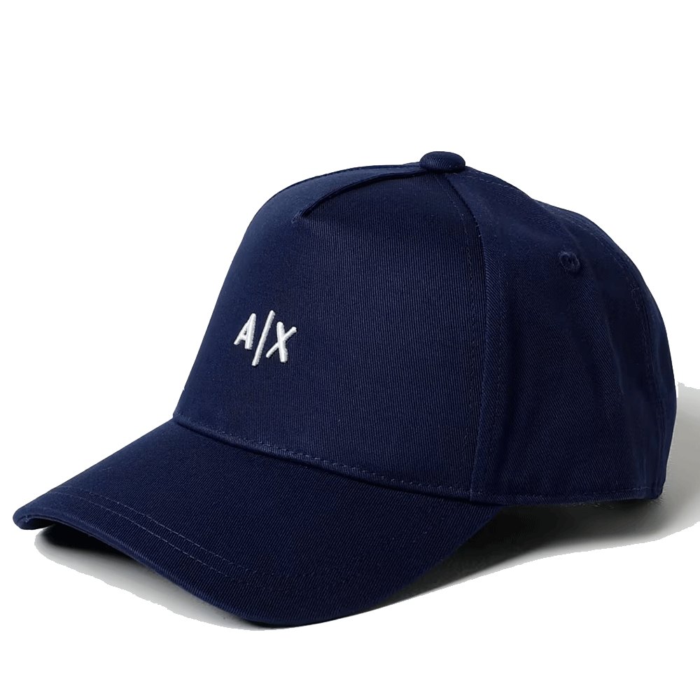 Cappello da Baseball ARMANI EXCHANGE Colore Navy con Logo Ricamato