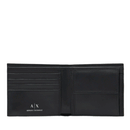 Portafoglio con Portamonete ARMANI EXCHANGE in Pelle Nera Linea Elba