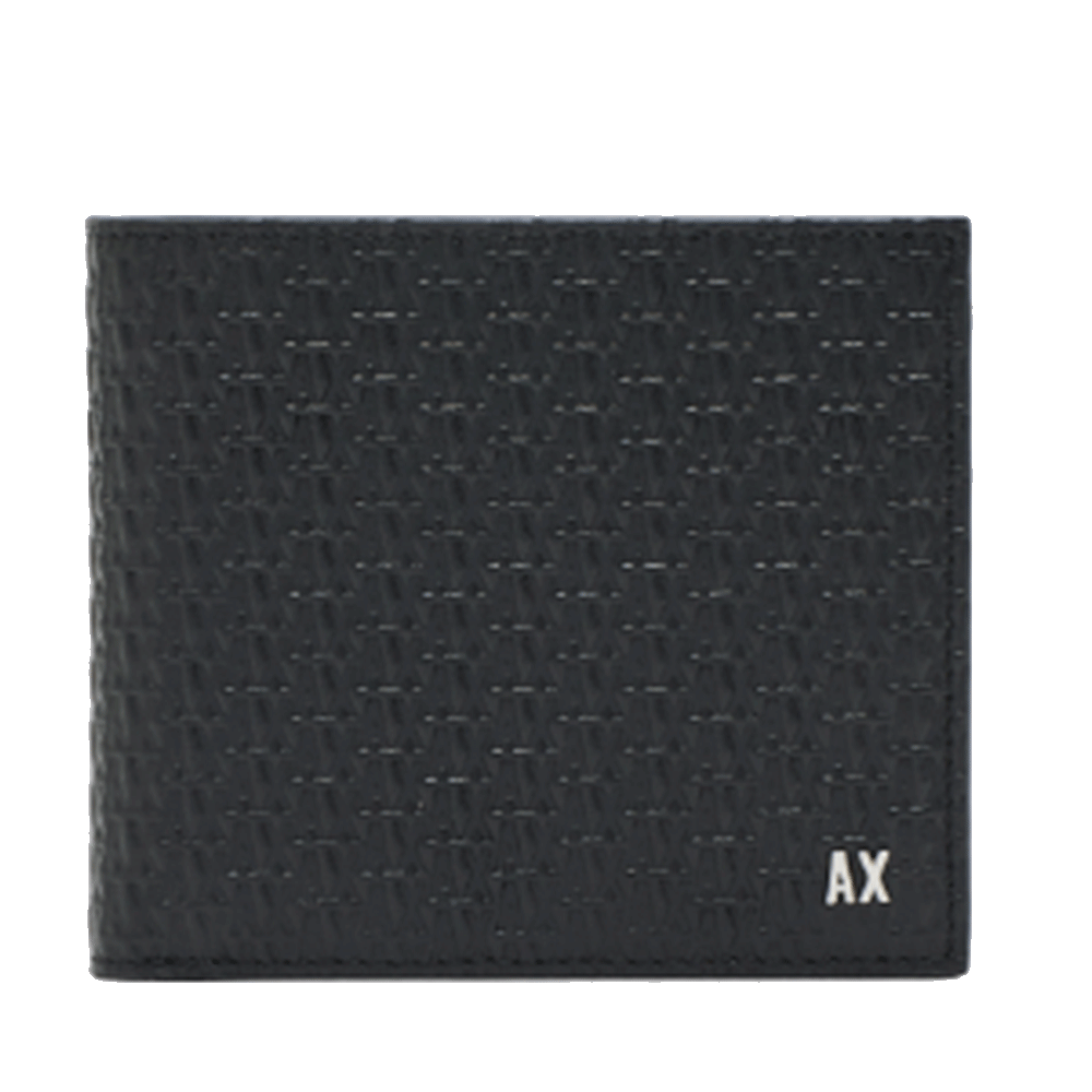 Portafoglio con Portamonete ARMANI EXCHANGE in Pelle Nera Linea Elba