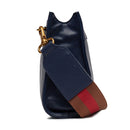 LIU JO Zweifarbige Damen-Clutch mit Schultergurt in Kleidblau