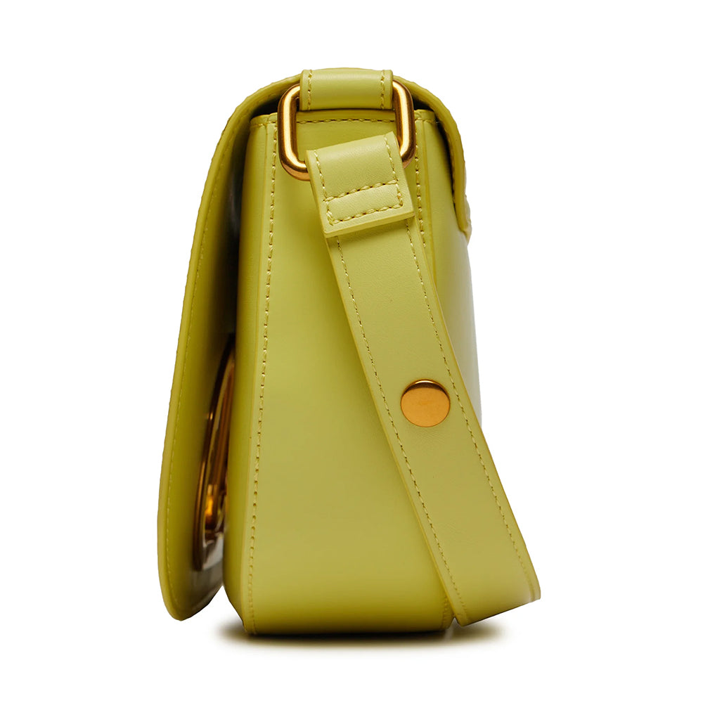 LIU JO Green Endive Damen-Umhängetasche mit Maxi-Logo