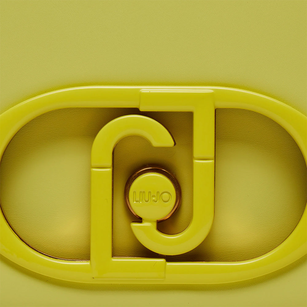 LIU JO Green Endive Damen-Umhängetasche mit Maxi-Logo