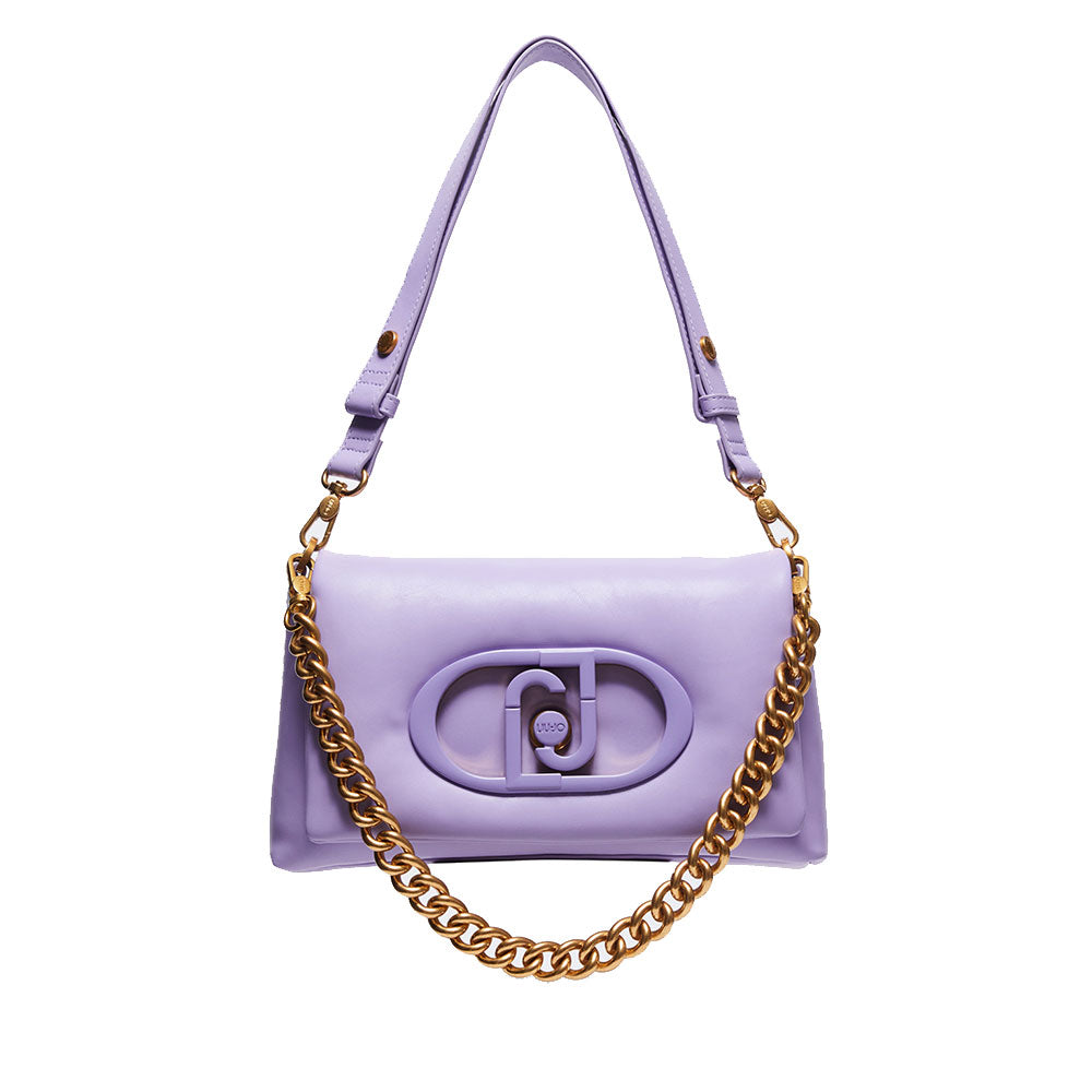 Borsa Donna a Spalla e Tracolla LIU JO linea La Puffy color Glicine