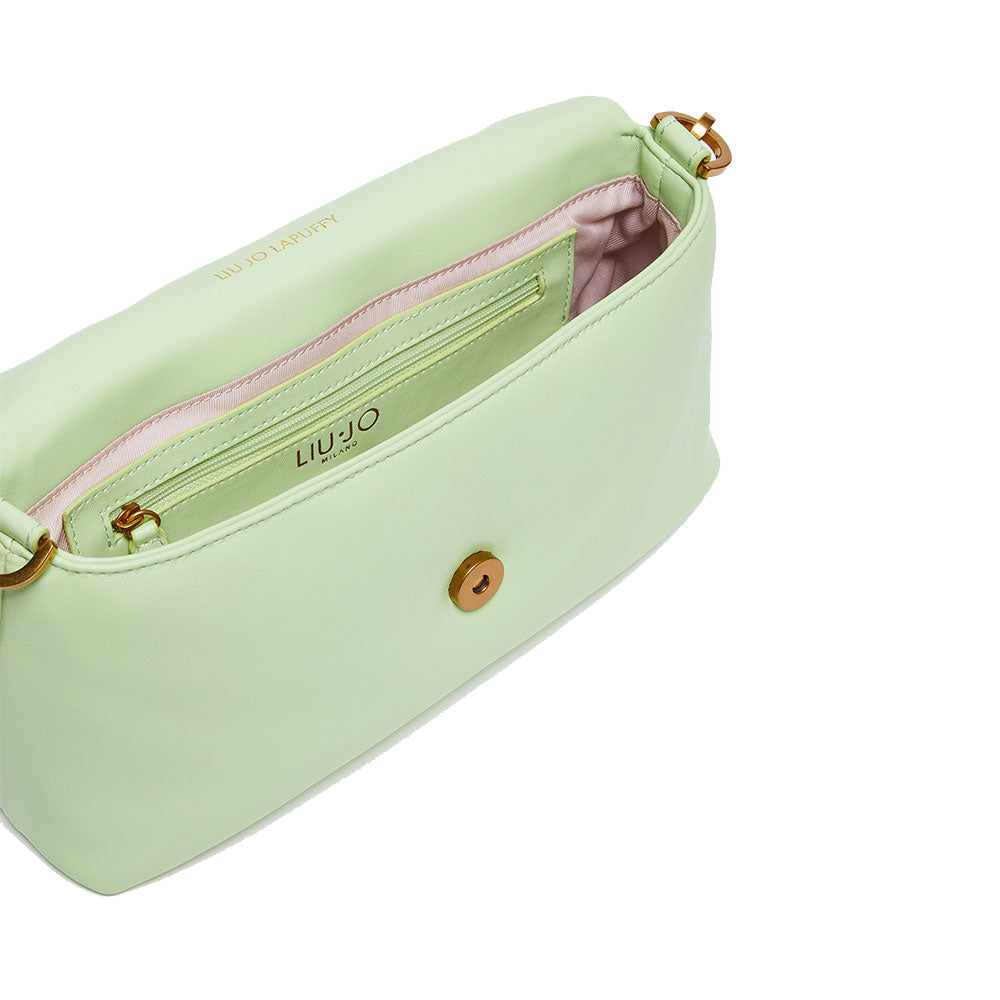 Borsa Donna a Spalla e Tracolla LIU JO linea La Puffy Verde Clorofilla