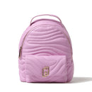 LIU JO Better Lavender Pink Quilted Damenrucksack mit Anhänger