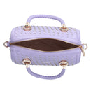 LIU JO Better Intrecciato Damenhandtasche in der Farbe Wisteria