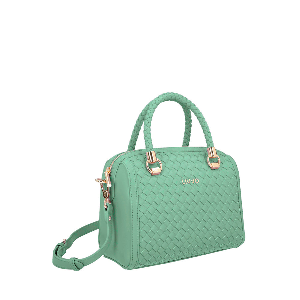 Borsa Donna Bauletto a Mano LIU JO Better Intrecciato Dust Jade