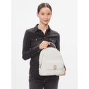 LIU JO Better Damen-Rucksack, gesteppt, cremefarben, mit Charme