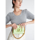 Borsa Donna a Spalla e Tracolla Small LIU JO linea La Puffy Verde Clorofilla