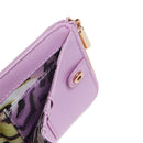 Porta Carte con Zip e Bottone LIU JO Better Rosa Lavanda