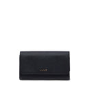 LIU JO Better Damen-Clutch mit Schultergurt, Schwarz