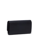 LIU JO Better Damen-Clutch mit Schultergurt, Schwarz