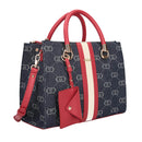 LIU JO Damen Handtasche aus Denim-Jacquard Farbe Blue Denim