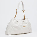 Borsa a Spalla LIU JO Trapuntata color Crema