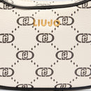 Hobo Bag mit LIU JO Better Schal in Creme mit Monogramm-Logo