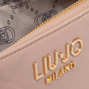 Borsa Donna a Tracolla LIU JO Better con Motivo a Rombi Rosa Cipria