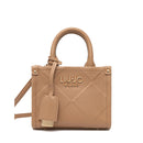 Borsa Donna a Mano Mini LIU JO Better con Motivo a Rombi color Cammello