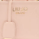 Borsa Donna a Mano Mini LIU JO Better con Motivo a Rombi Rosa Cipria