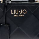 Borsa Donna a Mano Mini LIU JO Better con Motivo a Rombi Nero