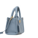 Borsa Donna a Mano Mini LIU JO Better con Motivo a Rombi Blue Denim
