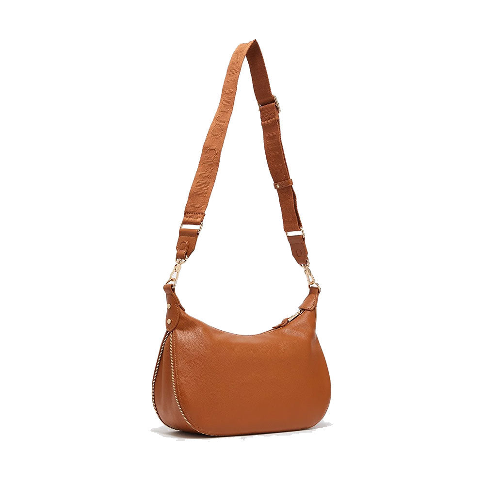 LIU JO Better Medium Hobo Bag mit Schultergurt in Trommeleffekt Braun