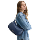 LIU JO Better Medium Hobo Bag mit Schultergurt in Trommeleffekt Blau