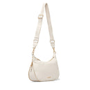 LIU JO Better Medium Hobo Bag mit Schultergurt in cremefarbenem Trommeleffekt