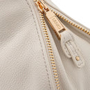 LIU JO Better Medium Hobo Bag mit Schultergurt in cremefarbenem Trommeleffekt