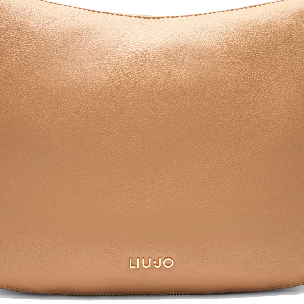 Hobo Bag Large con Tracolla LIU JO Better effetto Bottalato color Cammello