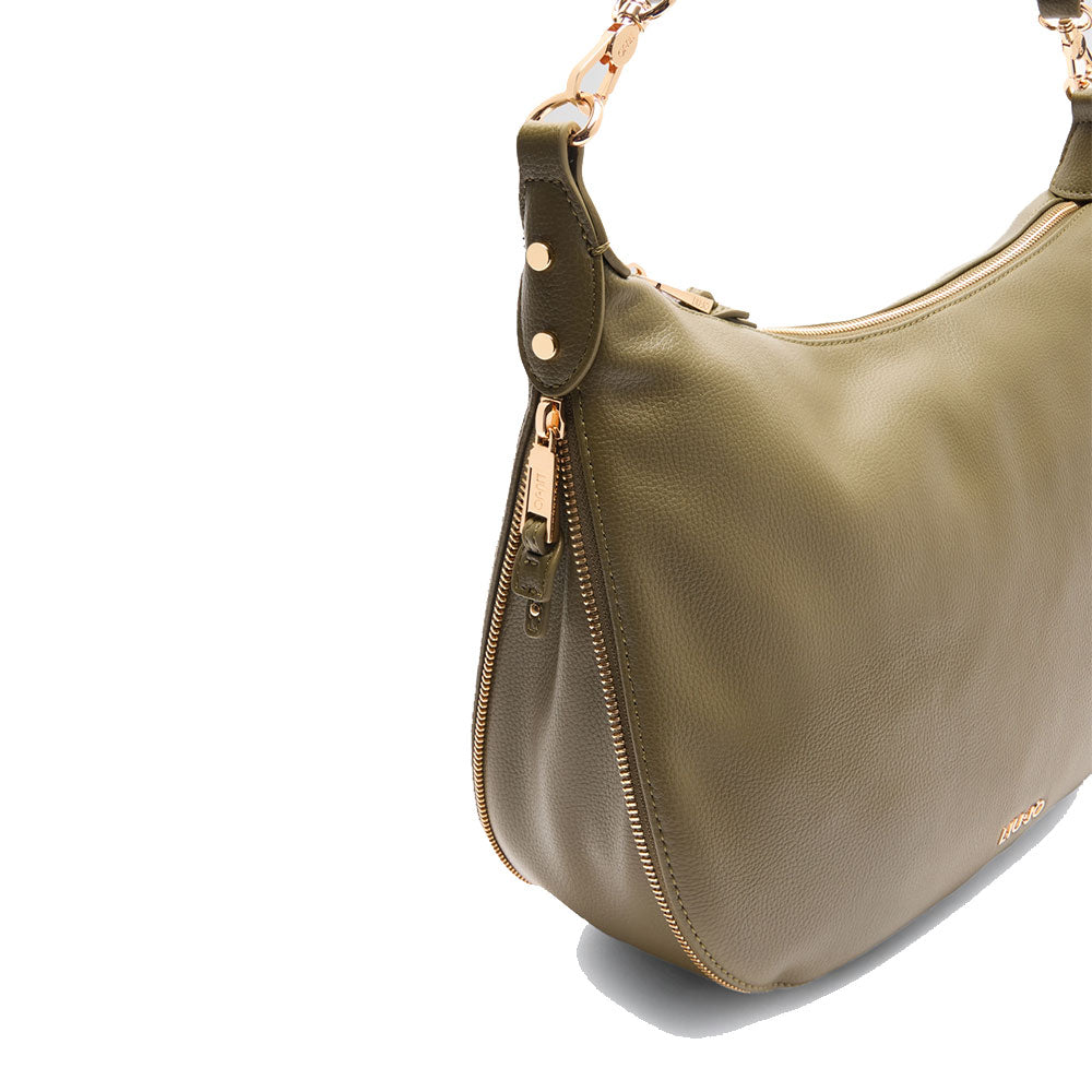 Borse Hobo Per Le Donne Borsa Tote Di Tela Grande Borsa A Tracolla Moda Hobo Bag Donna Uomo Borsa Messenger Borsa College 2023, Nero, Large - Foto 3