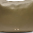 Hobo Bag Large con Tracolla LIU JO Better effetto Bottalato Army Green