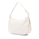 LIU JO Better Hobo Bag Large mit Schultergurt in cremefarbener Trommeloptik